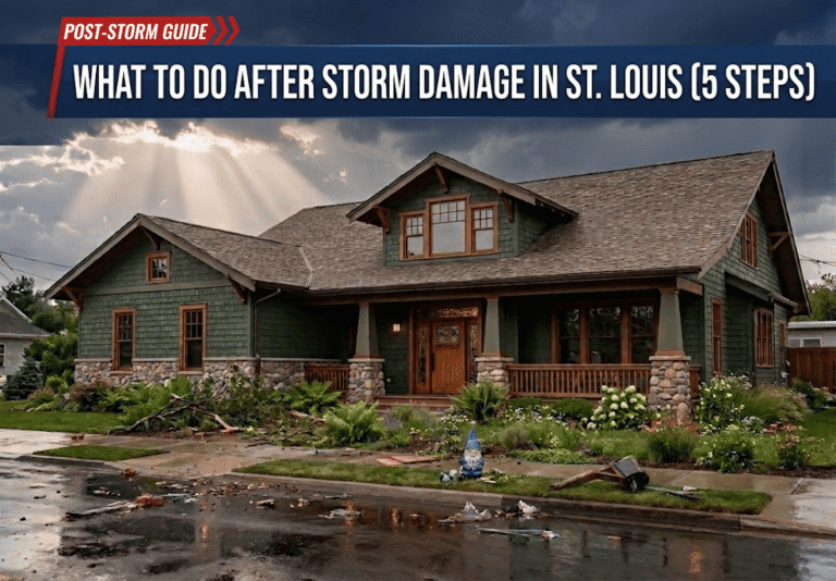 storm damage in St. Louis